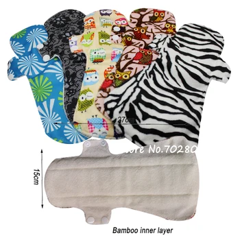 

New Design Bamboo Night Use Mama Cloth Sanitary Pads Reusable Heavy Flow Cloth Menstrual Pad
