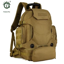 Al aire libre Molle Táctico Militar Mochila 40L Bolsa de Bolsa De Deporte Mochila de Viaje mochila mochila de Camping Senderismo Mochilas Bolsas