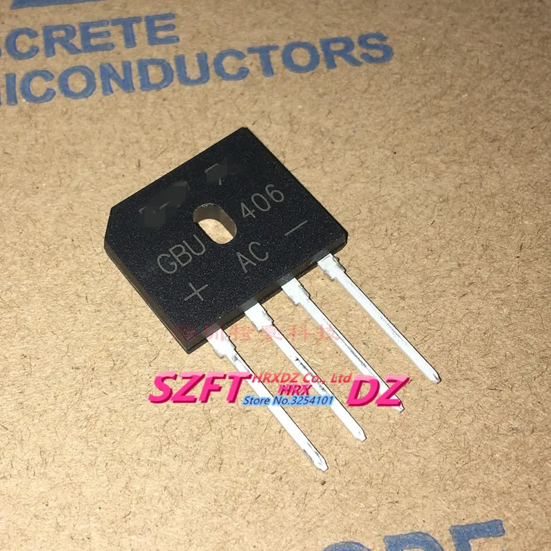 

SZFTHRXDZ 100% new original 10PCS GBU406 GBU410 GBU606 GBU2510 DIP4