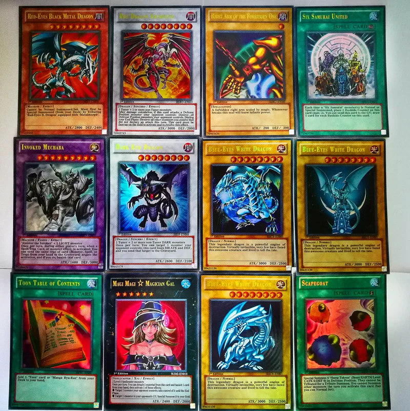 109 шт Япония Yu-Gi-Oh! игральные карты с картонная коробка игра юджиох карты(Япония) для мальчиков и девочек, yu-gi-ой коллекция карт для забавная игрушка