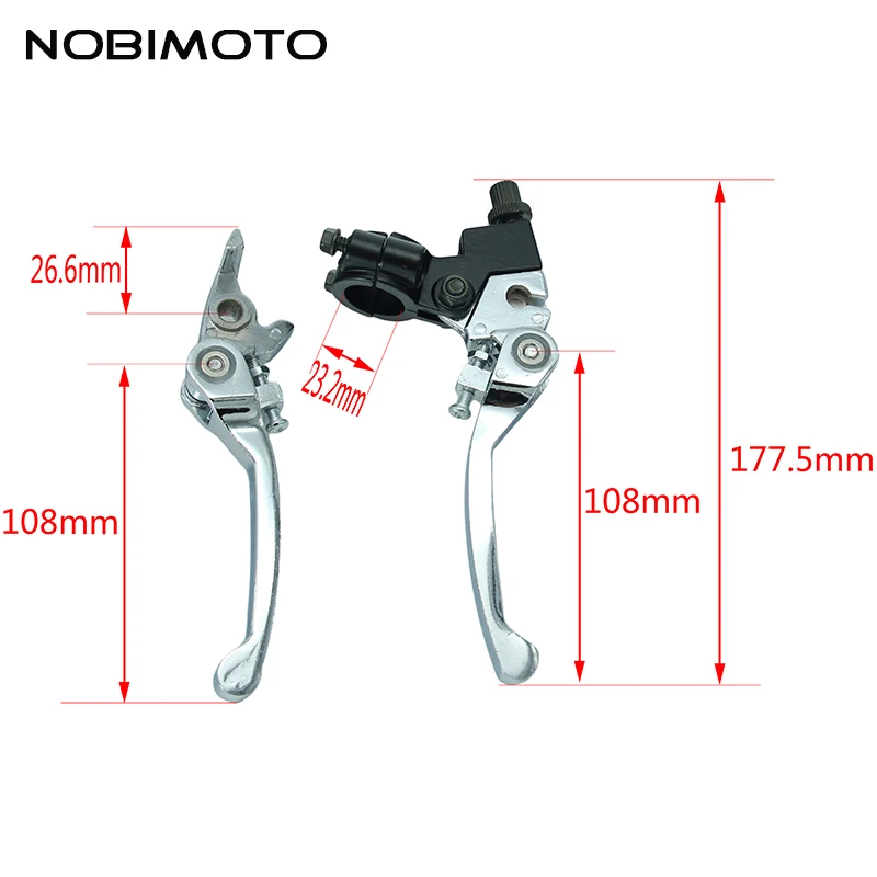 Внедорожный складной тормозной рычаг сцепления для мотокросса из сплава тормозной рычаг для CRF KLX Pit Pro Pit Dirt Bike WG-105
