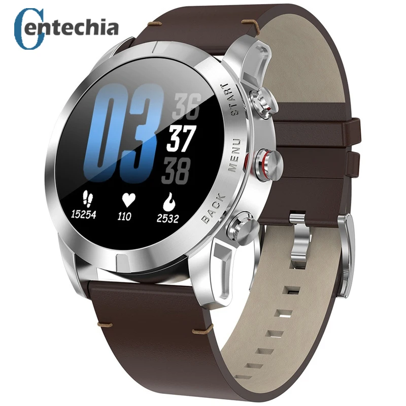 

IP68 waterproof Smart Watch Men Fashion Sports Fitness Tracker Heart Rate Monitor Steel/leather/silicone strap android IOS watch
