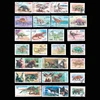 Wholesales 50 PCS/lot Topic Dinosaurs  From The World Wide Used With Post Mark Postage Stamps Collecting ► Photo 2/3