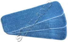 Cabeza de La Fregona de microfibra Limpieza Profunda Lampazos Recambio Fregona Almohadillas de Repuesto 45 cm x 13 cm w/Velcro Trapeadores recarga