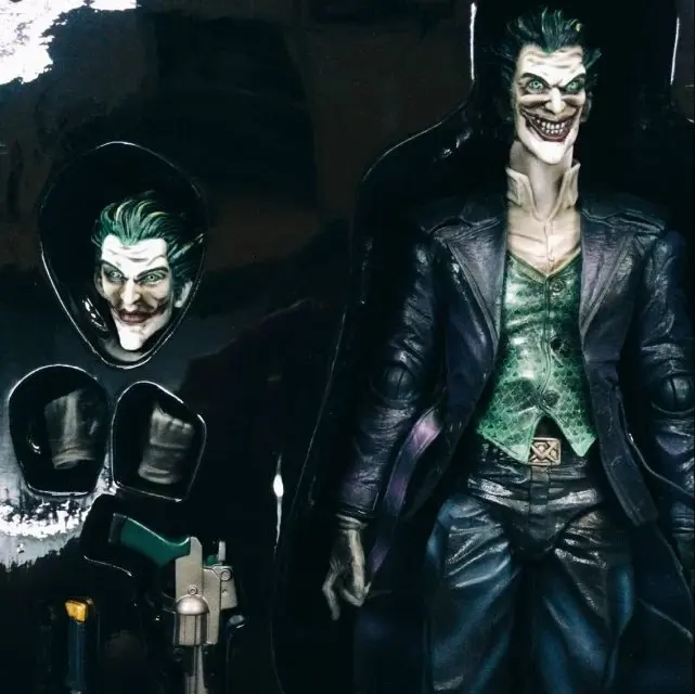 

26cm PA change DC Batman 12 inch boxed clown JOKER movable DOLL Action Collectible Statue Toy Figure