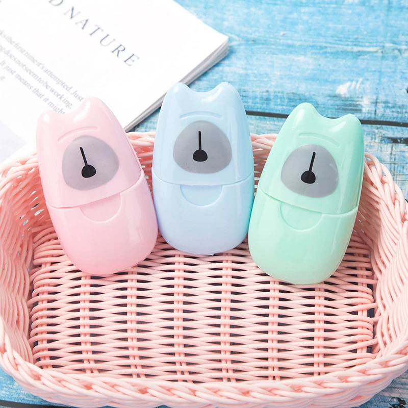 Creative Travel Accessories Portable 50 sheets Soap paper Multifunction Unisex Security Security Parts Suitcase organizer Buckle