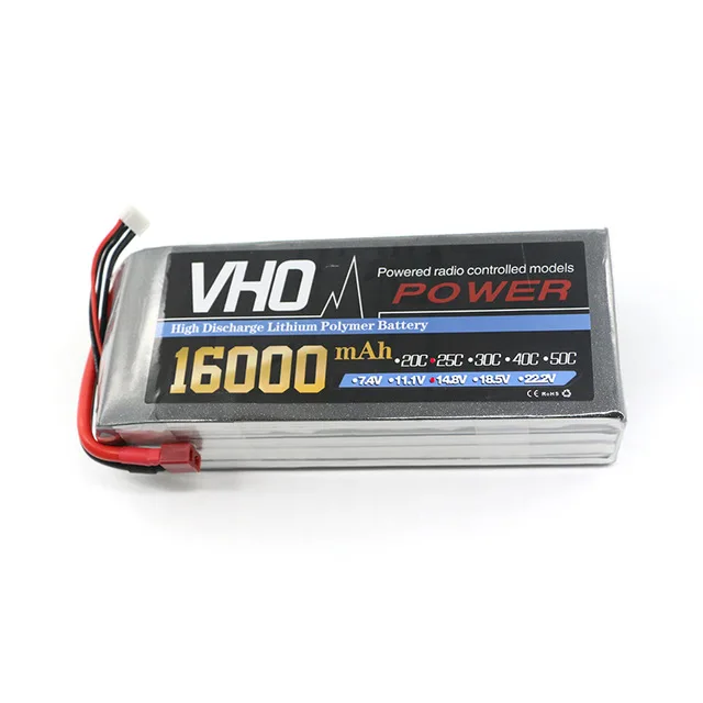 VHO RC airplane Li Po Battery 4s 14 8v 16000mAh 25c the best cell the lowest