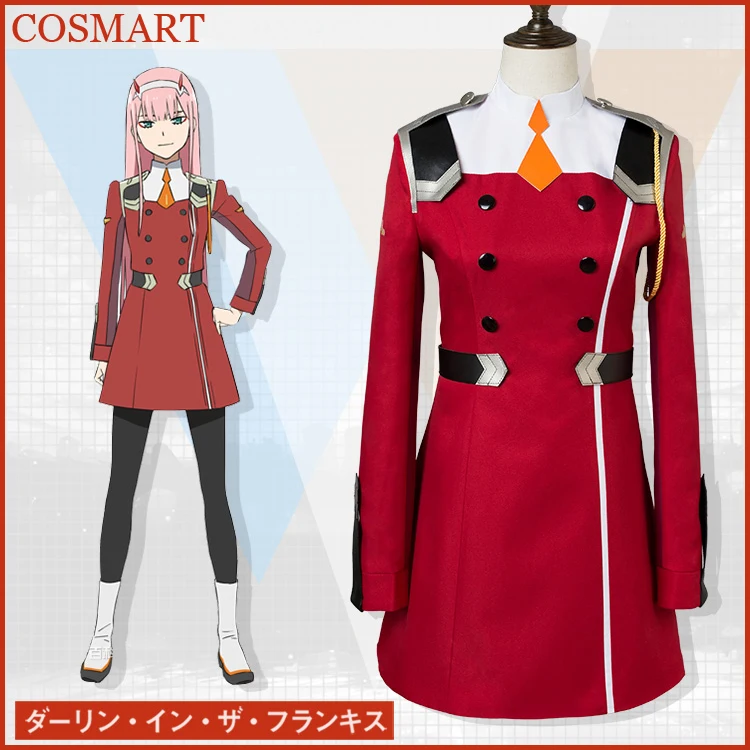 DARLING in the FRANXX CODE:002 ZERO TWO costume Kostüm Cosplay Uniform Neu
