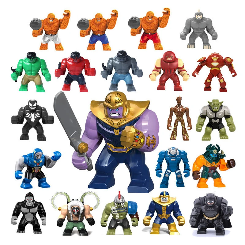 Marvel Super Heroes Thanos Figure With The Glove Avengers Building Blocks Set Toys Compatible With LegoINGly Infinity War BKX50