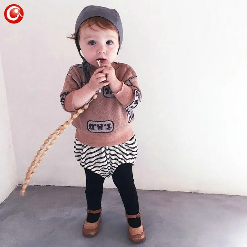 1-5y 2016 Autumn Children\'s Girls Sweater Fashion Toddler Bat Cardigan For Baby Boys Christmas Clothes Long Sleeve Outwear (11)