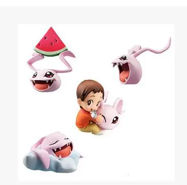 

4pcs/set Digital Monster Digimon Koromon figure action figures PVC toys collection doll anime cartoon model