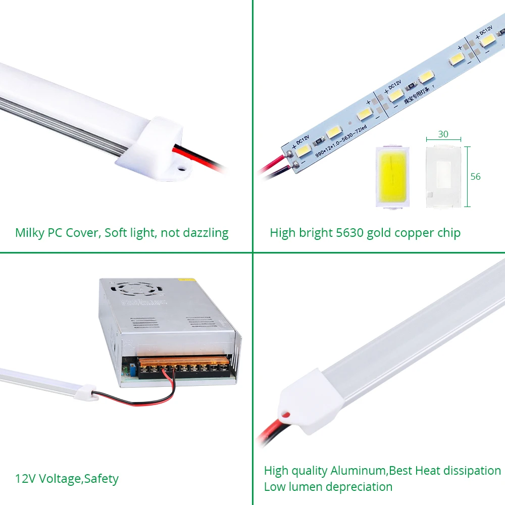 12V кухонная полоска барный шкаф светильник ing Дисплей Чехол шкаф замки на шкаф внутренний светильник под счетчик светодиодный ночник кухонная лампа