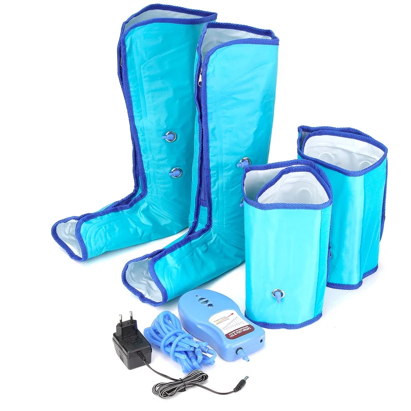 Массажер для ног компрессионный Air Massager Leg Pressure прессотерапии и лимфодренажа дома