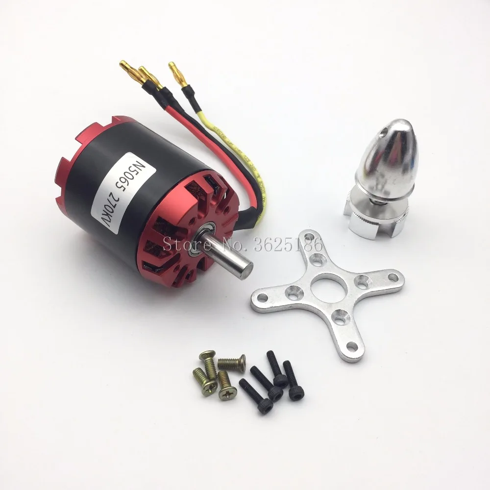 Бесщеточный двигатель Outrunner N5065 270KV 1665W для DIY электрических скейтбордов 1820W