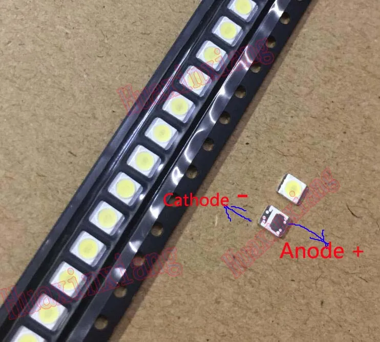 1000 шт./лот LG Innotek SMD светодиодный 3528 2835 3 в 1 Вт 100LM холодный белый для ТВ ЖК-дисплей Подсветка Применение