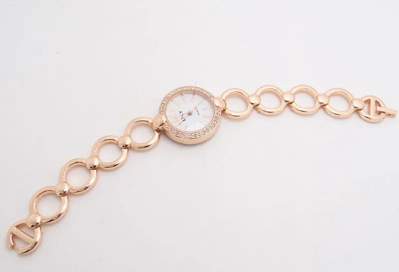 Лидер продаж, Брендовые Часы-браслет из розового золота для женщин, женские часы с кристаллами, кварцевые наручные часы, Relogio Feminino E-LY