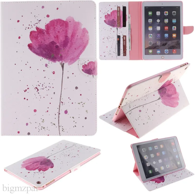 PU Leather Wallet Flip Case For Apple Air 2 Case For Apple Ipad 6 Folio Stand Tablet Cover 9.7 Inch Protector Skin Fundas Coque (22)