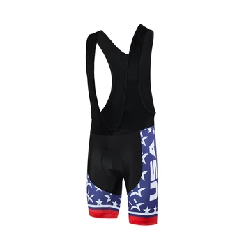 

Mens Ropa Ciclismo Cycling Bib Shorts Blue Stars bicycle padded MTB shorts short sleeve Cycling Wear cool Summer outdoor bottoms
