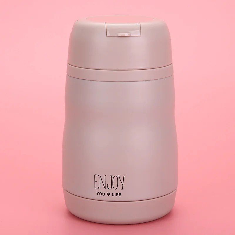 

Economical 400ml Food Thermal Cup Soup Lunch Food Container Beaker Stainless Steel Vacuum Flasks Thermocup ds99