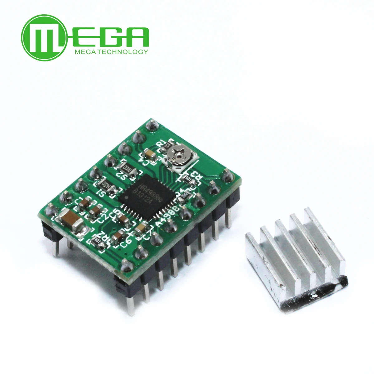 3D Printer Parts Stepstick A4988 DRV8825 Stepper Motor Driver Module With Heatsink Reprap Ramps 1.4/1.5/1.6 Control Board MKS