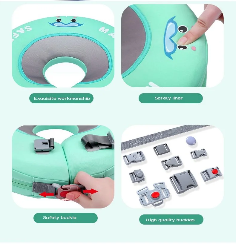Flutuador para Acessórios do Bebê Segurança Sólida Não-inflável Bebê Nadar Flutuante Pescoço Anel Natação Piscina Brinquedos Treinador 8 Mamãe e Bebê