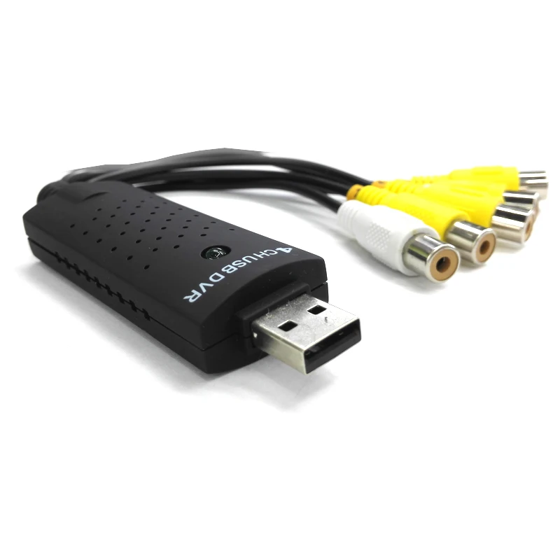 4 канальный USB DVR видеозахвата usb адаптер для смены видео на дисплей ПК карте|usb video