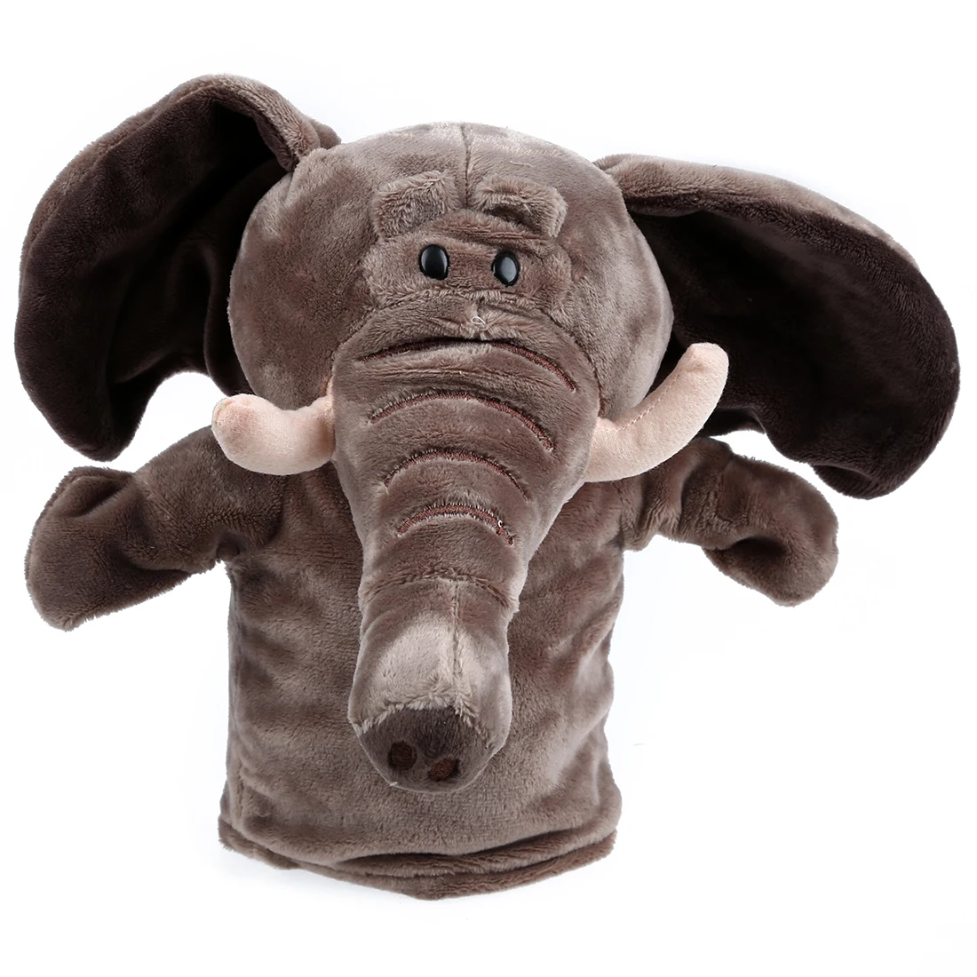 

MACH Cute Plush Velour Animals Hand Puppets Chic Designs Kid Child Learning Aid Toy (Elephant)
