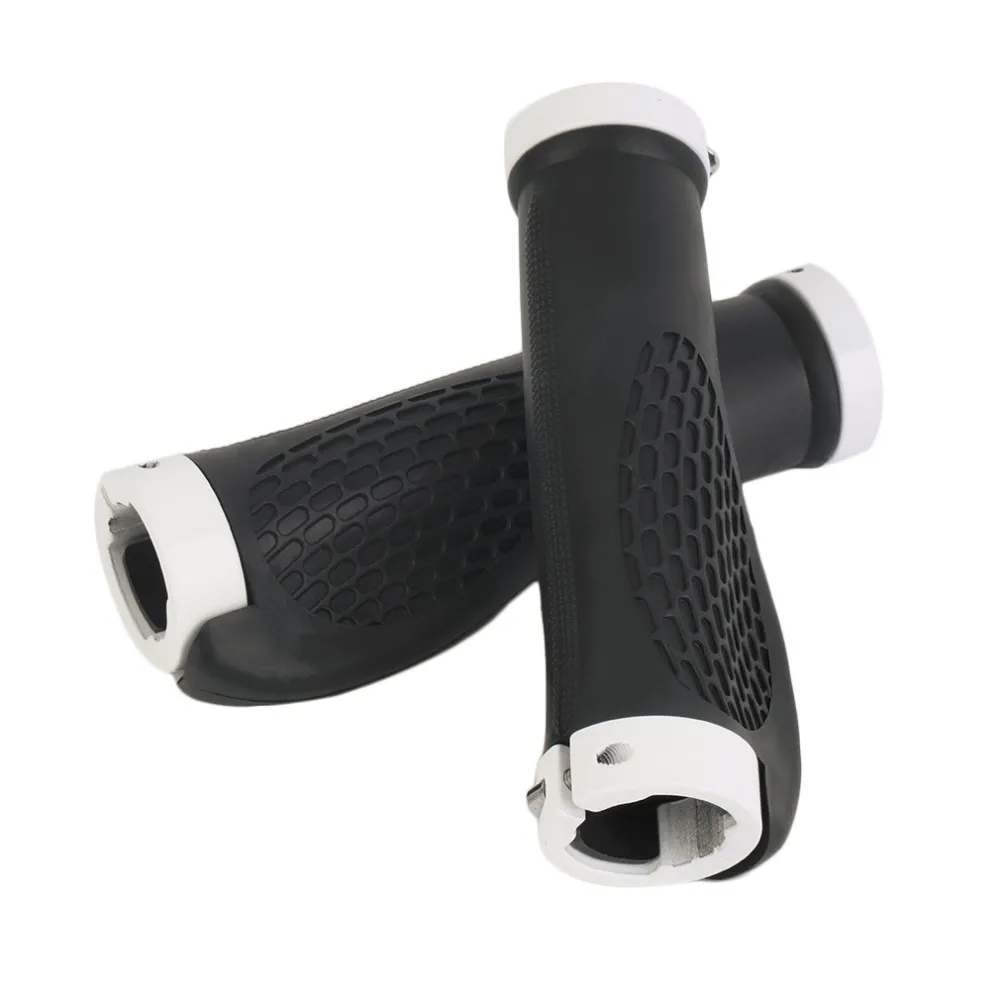 Durable Anti-slip Ergonomic Rubber Mountain Bike Bicycle Black Handlebar Grips Cycling Lock-On Ends Handlebar Hot Sale Dropship