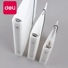 Deli 5 шт. A4/A5/A6 прозрачный цветной пластиковый блокнот PP кольцо-вкладыш скоросшиватель зажим папка для файлов дневник планировщик Обложка матовая