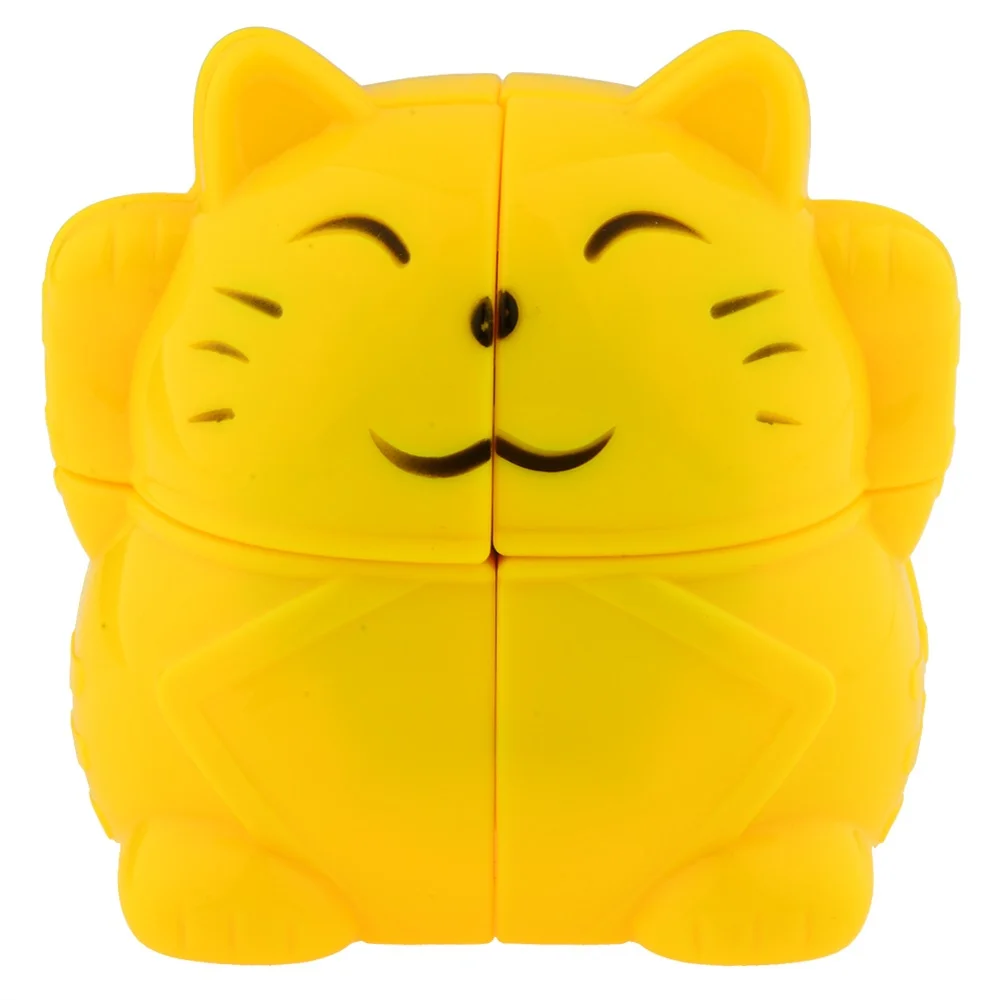 

2019 Brand New YJ Zhaocai Cat Lucky Cat Speed Puzzle Magic Cube 2x2x2 Educational Toy Special Toys