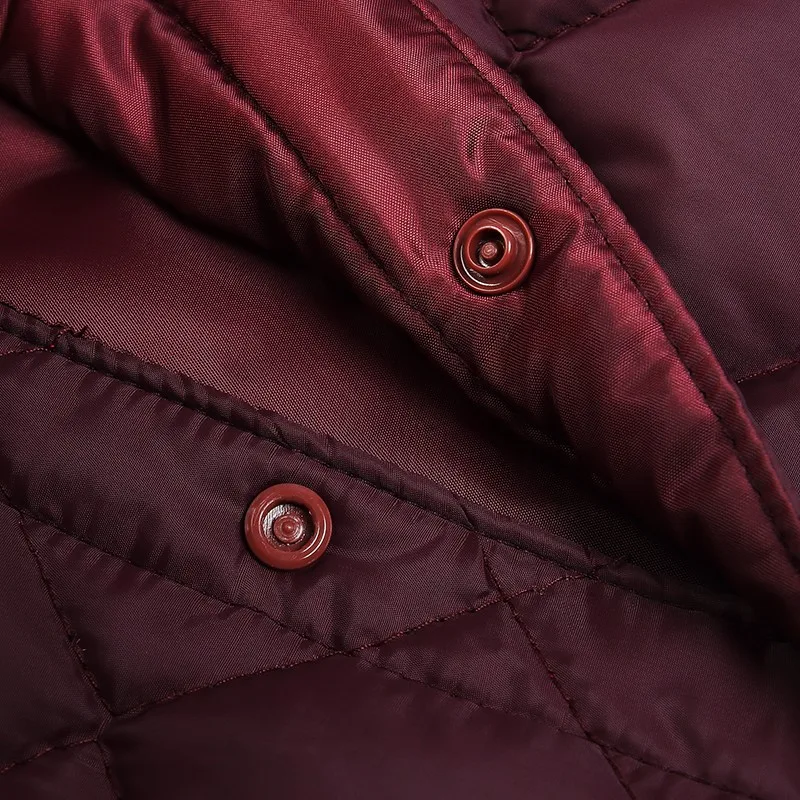 Woman Quilted Puffer Shoulder Padded Vest Red Dark Blue Ultrashort Padded Waistvest Warm Stand Collar Bolero Gilet Autumn Winter (9)