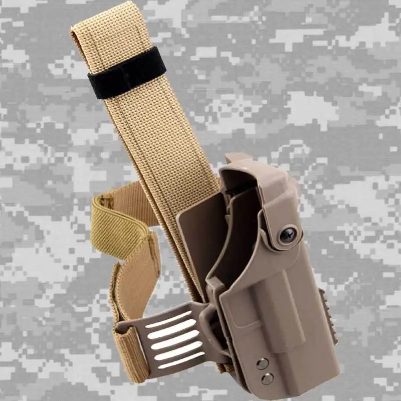 

Adjustable Safariland Military Double Security Tactical Leg Holsters for Glock holster Beretta with Belt Black Sand
