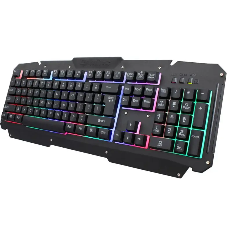 Mechanical keyboard feel Gamer lover 104 keys LED Backlit Waterproof Gaming Keyboard 19 Key Anti-ghosting Mechanical USB Wired Mechanical keyboard feel Gamer lover 104 keys LED Backlit Waterproof Gaming Keyboard 19 Key Anti-ghosting Mechanical USB Wired