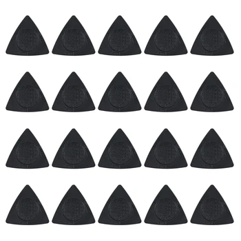 

20Pcs Triangle Guitar Picks Plectrums 3 Gauges in 1 For Acoustic Electric Guitar
