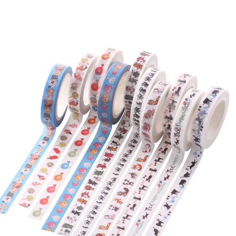 

Cityscape Washi Tapes DIY Ship Sheep Butterfly Paper Masking Tape Decorative Adhesive Tapes Scrapbooking Stickers Size 8mm*10m