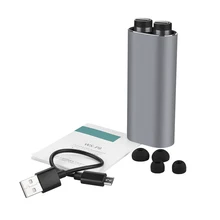 TWS Bluetooth беспроводная гарнитура наушники-вкладыши стерео музыкальные наушники с портативным 2100 мАч power Bank Магнитная проводящая зарядка