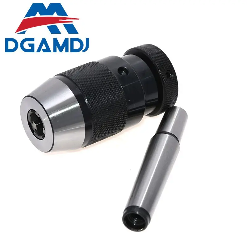 

1SET Keyless Drill Chuck Self Tighten Automatic Locking Chuck 1-10mm B12 MT2/ B12 MT3 shankn B12 MT4 Morse Taper shank