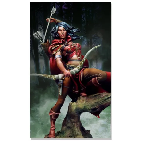 

Scale Models 1/ 32 54mm ancient fantasy archer 54mm figure Historical Resin Model