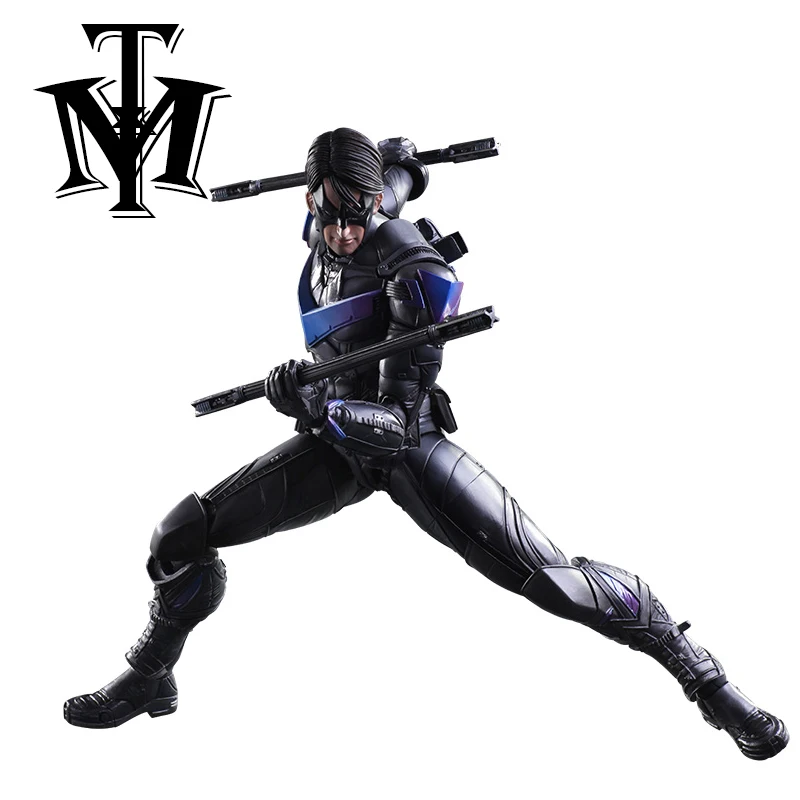

Anime Movie Batman Dark Knight Nightwing Action Figure Playarts Kai figurine hot kids Toys Collection Model Play arts juguetes
