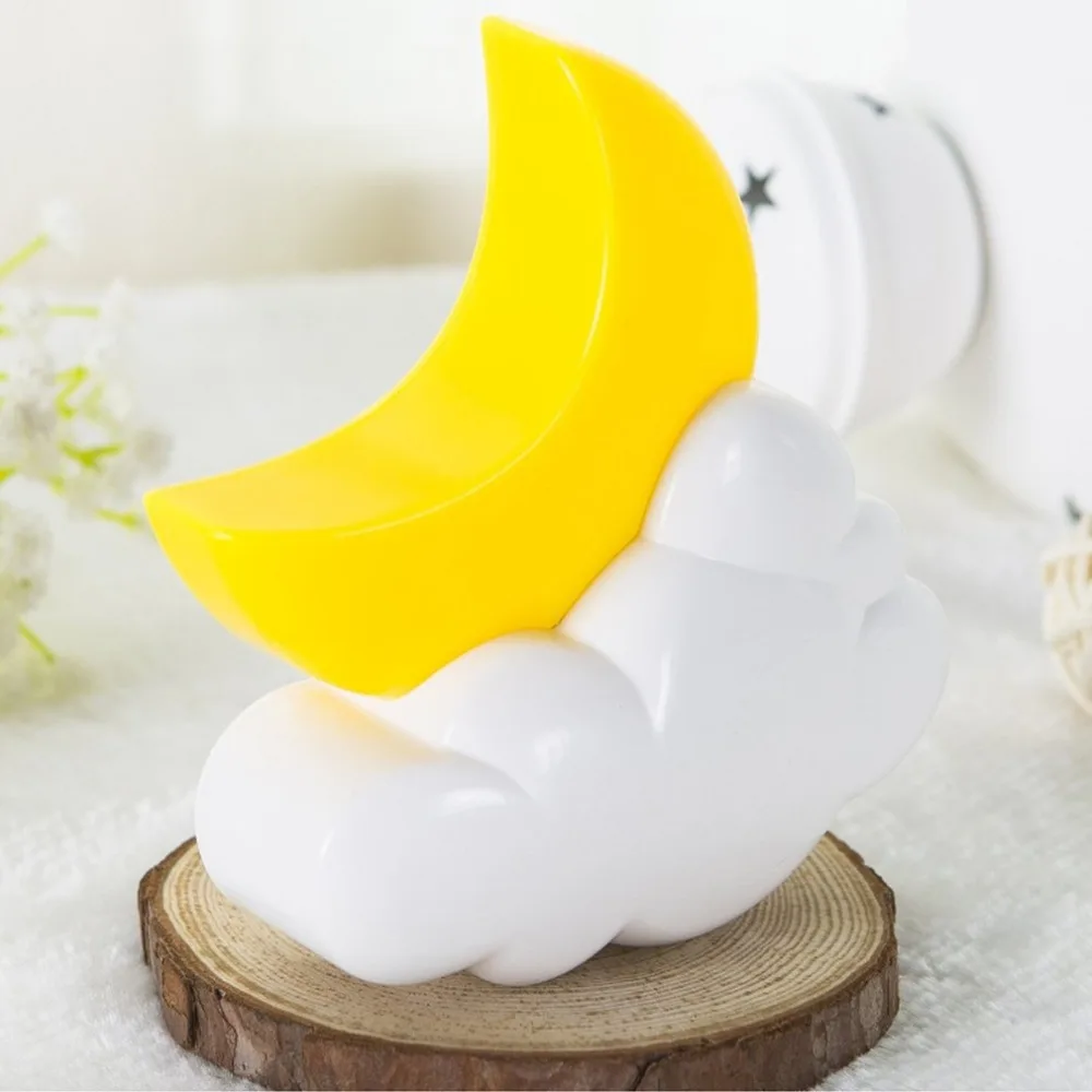 

Cartoon led night light smart home plug-in bed energy-saving small table lamp