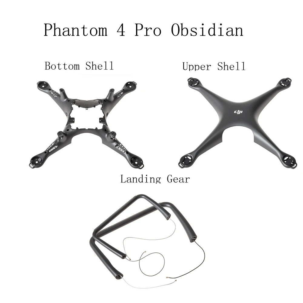 Оригинальный DJI Phantom 4 Pro обсидиановый верхний средний корпус нижний левый правый