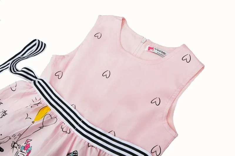 Baby girls dress 2015 summer style cute printing girls dress princess frock children Costumes party lovely robe bebe enfant nina (5)