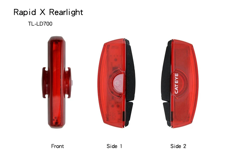Excellent CATEYE Bicycle Taillight Usb-rechargeable LED Bike Tail Tube Rear Light MTB Mountain Road Bike Warning Lamp Cycling Accessories 16