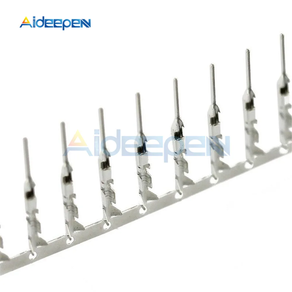 

100PCS 2.54mm Dupont Jumper Wire Cable Housing Male Pin Contor Terminal
