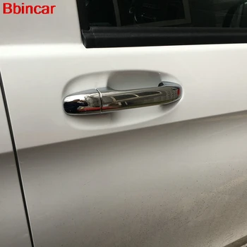 

Bbincar ABS Chrome For Benz V Class V250 V260 V220 W447 2014 2015 2016 2017 Exterior Door Handle Cover Doorknob Trim 8pcs