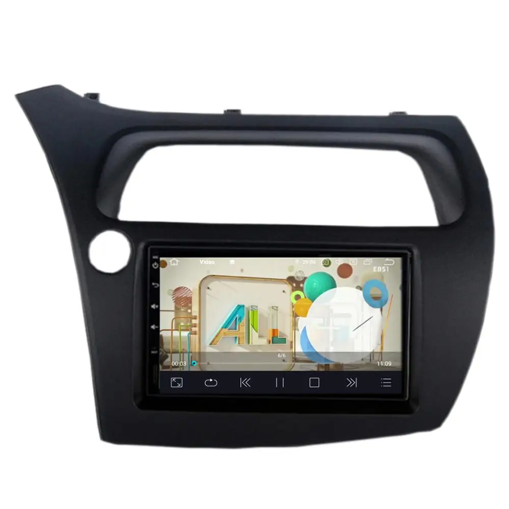 

COIKA 2+16G RAM Android 9.0 System Car Touch Screen Stereo For Honda Civic GPS Navi Receiver RDS WIFI Google SWC BT OBD DVR