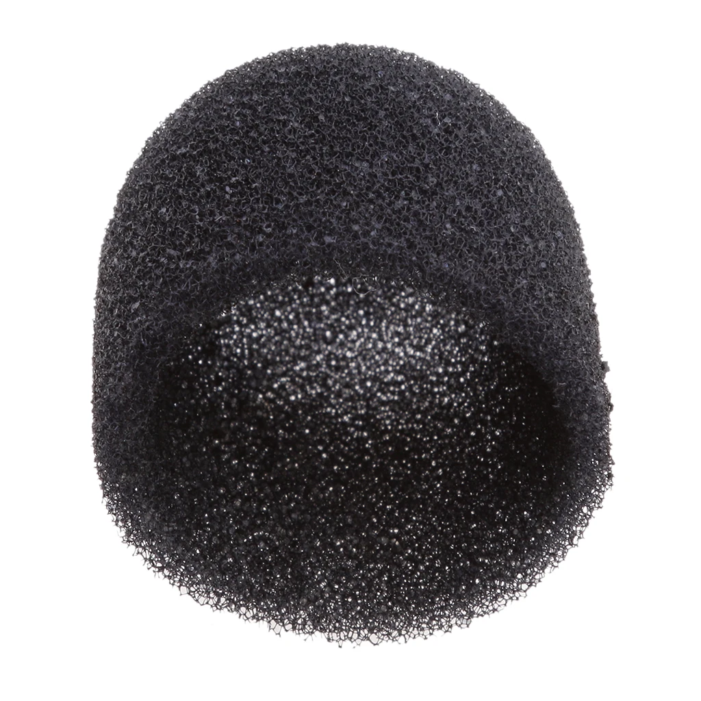 20Pack Ball Type Handheld Stage Karaoke Microphone Windscreen Foam Cover Caps 3cm Diameter Black