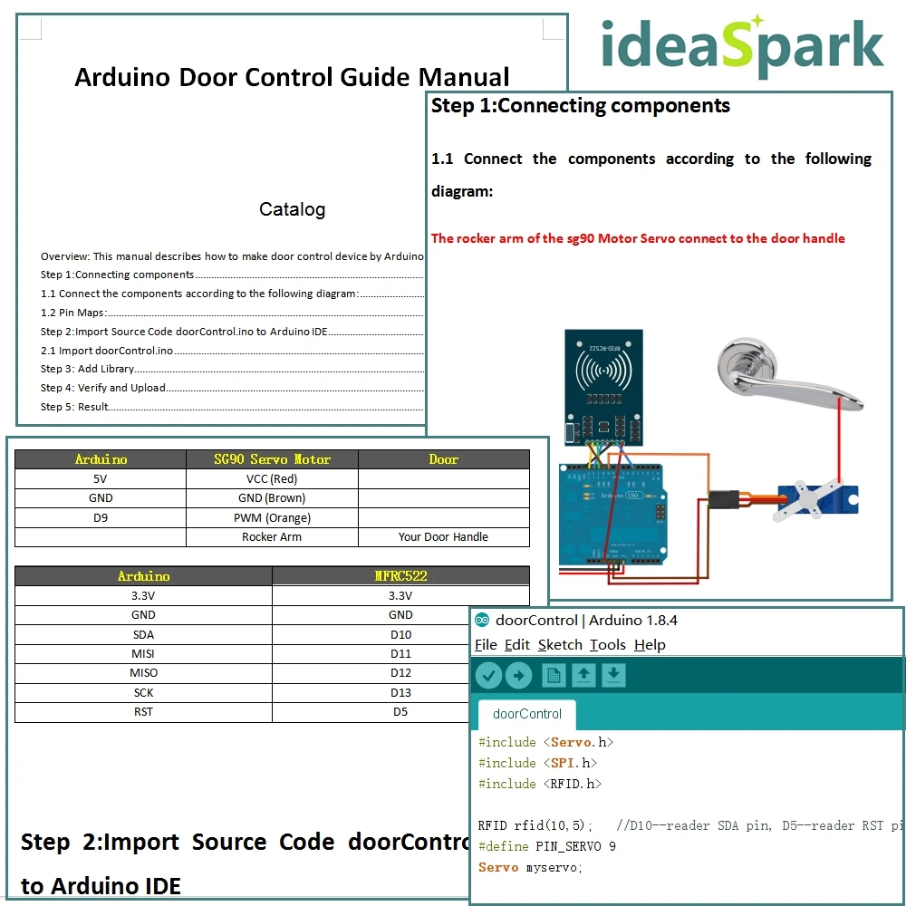 Модуль радиочастотного датчика RFID RC522 для Arduino Kit наборы контроля доступа UNO R3 MEGA