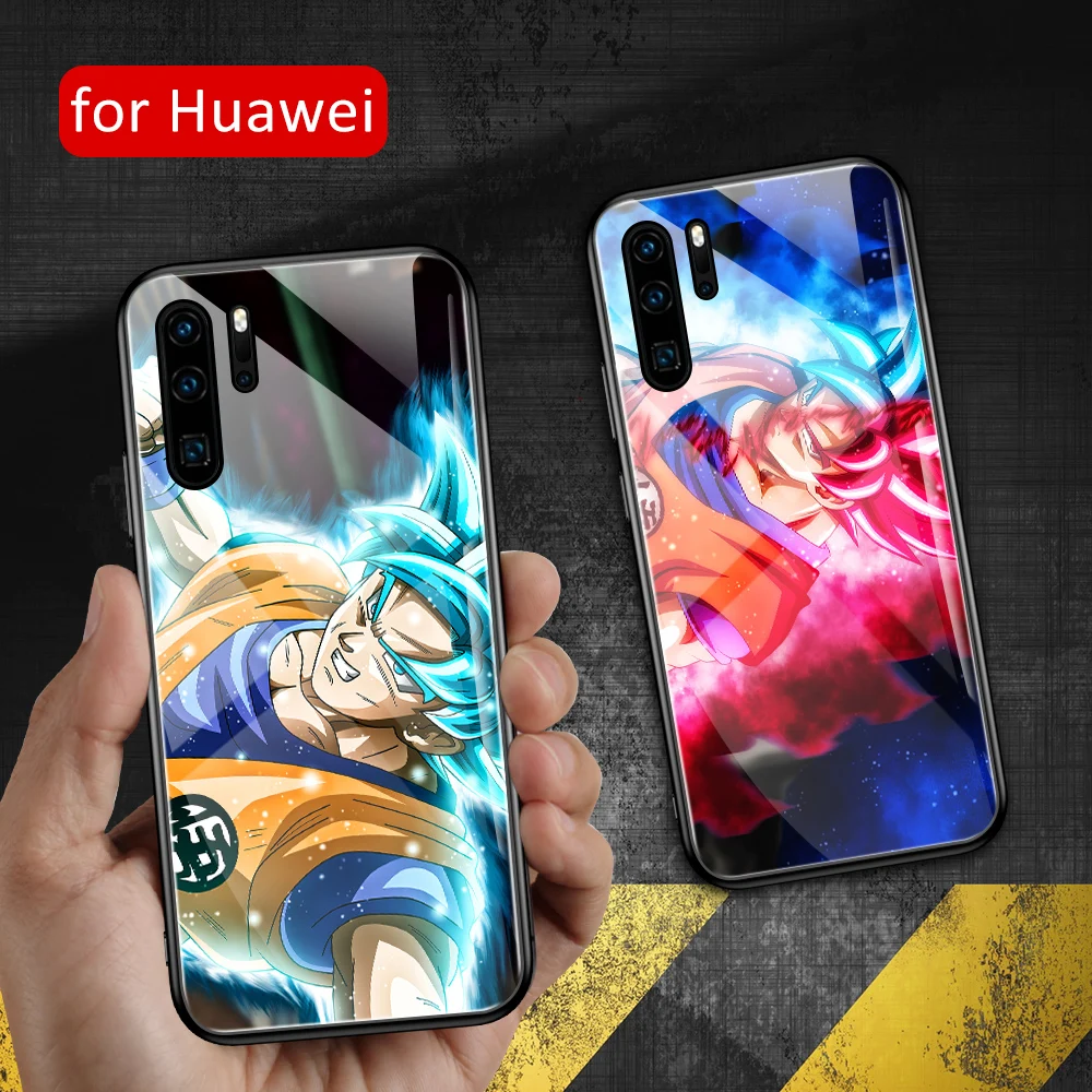 

New arrive case for Huawei P30 case Glass back P30 lite Dragon ball for Huawei P9 P10 Plus P20 P30 Pro P20 P30 lite