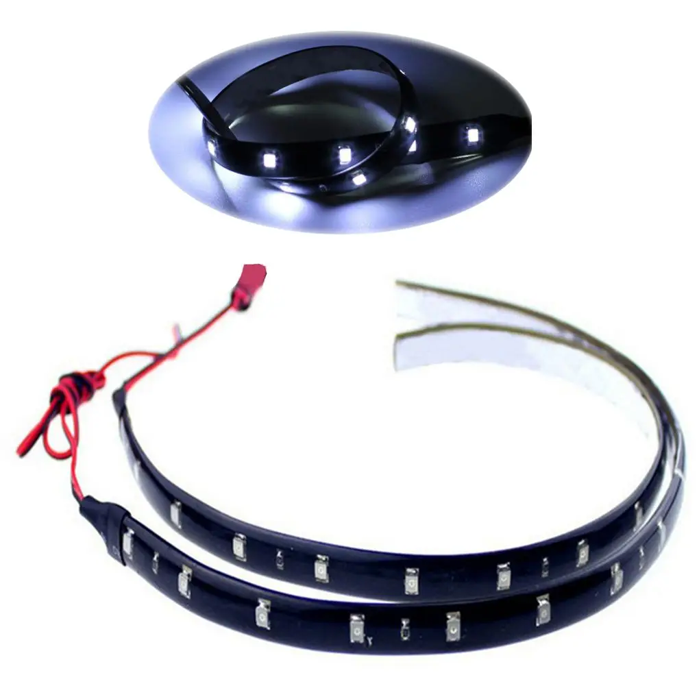 2pcs Flexible 30cm 15SMD Car LED Strip Waterproof Car LED Decorative Lights 2pcs Flexible 30cm 15SMD Car LED Strip Waterproof Car LED Decorative Lights